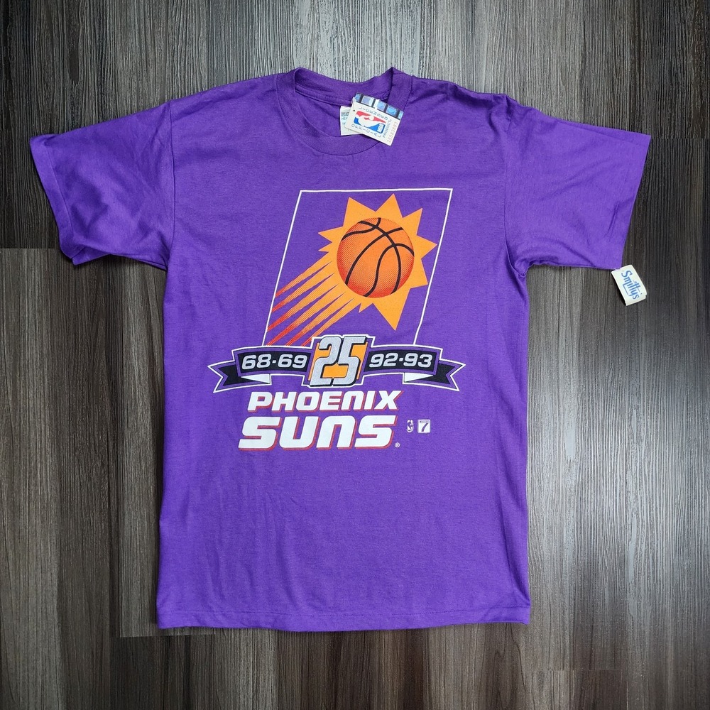 Vintage 90s Phoenix Suns Big Logo T-Shirt Men's Adult Size Large Logo 7 NDS